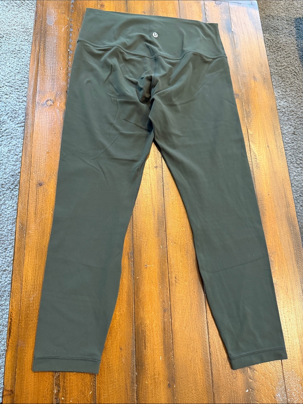 lululemon athletica Olive Green High-Rise Leggings